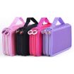 Square Two-Layer 35-Hole Sketch Colorful Stationery Bag - Purple - 2