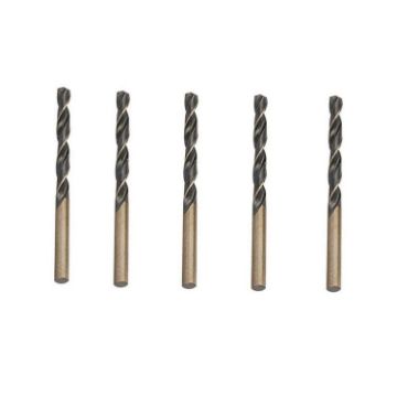9.0mm High-Speed Steel 4341 Twist Drill 5 PCS Black Yellow Plate - 1