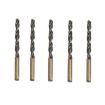 10.5mm 4341 Steel Twist Drill Bit Set - 5 PCS Black Yellow High-Speed - 1
