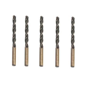 5 PCS 11.5mm 4341 Steel Twist Drill Black Yellow High-Speed Plate - 1
