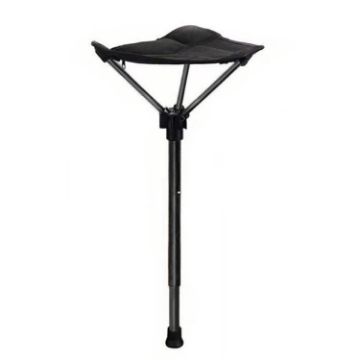 Portable Outdoor Folding Stool - Telescopic Seat for Fishing & Queuing - 1