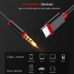 4 PCS 3.5mm to Type-C Audio Cable Mic Adapter for Mobile (Gold) - 5