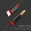 4 PCS Pink 3.5mm to Type-C Audio Cable Microphone Adapter for Phone - 4