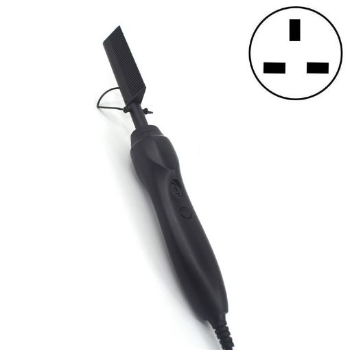 Multifunctional Electric Perm Comb - Dry/Wet Use, Curly/Straight, UK Plug - 1