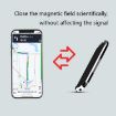 F601 4 PCS Magnetic Car Bracket - Rounded Silver Navigation Holder - 7
