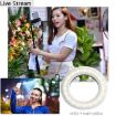 Black LED Beauty Ring Fill Light for Mobile Phone Selfies - 9
