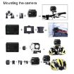 4K Waterproof Action Camera - WIFI, Cycling, Diving, Helmet Cam (Blue) - 4