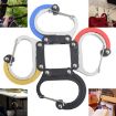 Multifunctional Aluminum Carabiner D-Type Quick-Hanging Buckle (Black) - 7