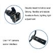 Dual Arm Hot Shoe Flash Bracket Mount Holder - Flexible Design - 5