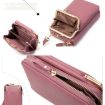 Ladies Mobile Phone Bag Shoulder Messenger Bag Wallet Light Blue H2107 - 7