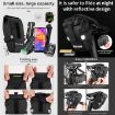 WEST BIKING YP0707249 Black Bicycle Folding Tail Bag Riding Equipment - 6