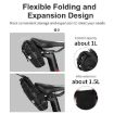 WEST BIKING YP0707249 Gray Bicycle Folding Tail Bag Riding Equipment - 5