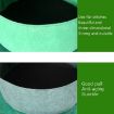 Red 60x20cm 56L Felt Planting Barrel Indoor Outdoor Round Bag - 4