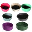 150L Dark Green Felt Planting Barrel - 80x30cm Non-Woven Seedling Bag - 2