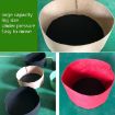 127x30cm 380L Green Felt Planting Barrel Indoor Outdoor Seedling Bag - 5