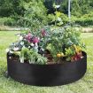 Purple 127x30cm 380L Felt Planting Barrel Indoor Outdoor Round Bag - 7