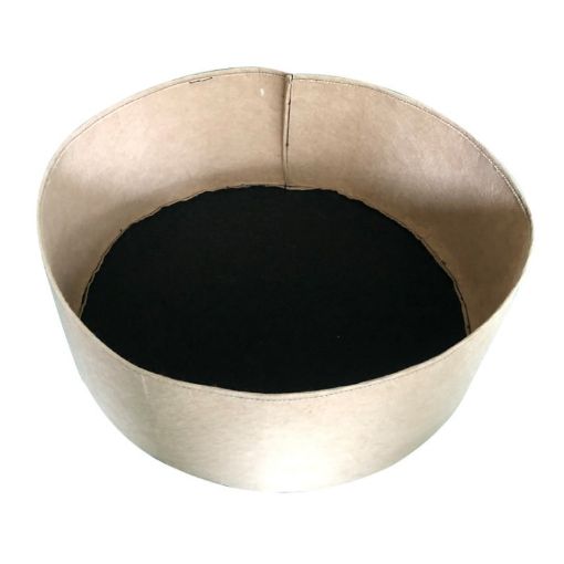 130x30cm 400L Camel Felt Planting Barrel Round Non-Woven Seedling Bag - 1