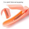Black U-Shaped Nail Scissors with Hood for DIY French Fake Nails - 5