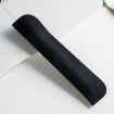 Black Leather Pencil Bag - Simple Portable PU Stationery Protective Shell - 1