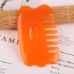 Resin Yellow Scraping Sheet Massage Stick & Acupuncture Pen Comb - 1