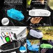 WEST BIKING Waterproof Bike Top Tube Bag - White, Mountain & Road - 7