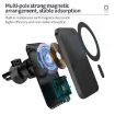 N16 10W Green Magsafe Magnetic Wireless Car Charger Holder - 5