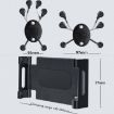 Car Headrest & Motorcycle Rearview Phone Bracket - Plate Clamp Style - 2