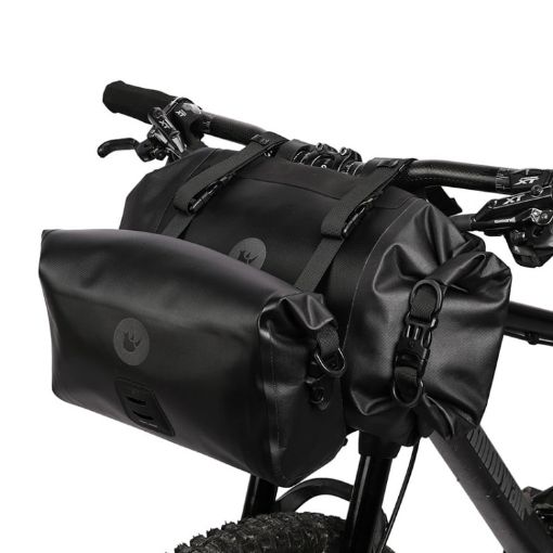Rhinowalk X21998 12L Waterproof Front Hanging Cycling Bag - Black - 1