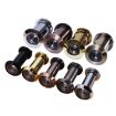 2 PCS Security Door Cat Eye HD Lens 200 Wide-Angle 26mm Gold - 2
