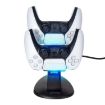 OIVO IV-P5234 Gamepad Charger for PS5 - Two-Seater, Black - 2