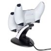 OIVO IV-P5234 Gamepad Charger for PS5 - Two-Seater, Black - 5