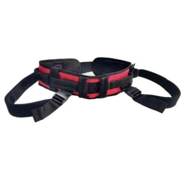 Adult Toddler Belt Anti-Fall Get Up Shift Belt, Size L, Red Black - 1