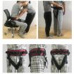 Adult Toddler Belt Anti-Fall Get Up Shift Belt, Size L, Red Black - 6
