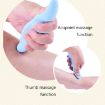Silicone Thumb Bump Massager - Muscle Relaxation Fascia Device, Gray - 6