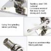 316 Stainless Steel Marine VHF Antenna Base Mount for Boat, 92mm - 6