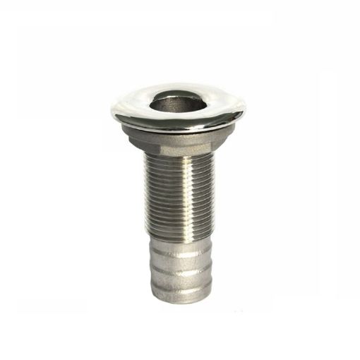 316 Stainless Steel Marine Drain Pipe Tube Fitting for Boat Yacht 1/2" - 1