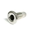 316 Stainless Steel Marine Drain Pipe Tube Fitting for Boat Yacht 1/2" - 2