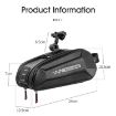 West Biking 1.8L Hard Shell Cycling Tail Bag - Quick Release, Non-Slip - 2