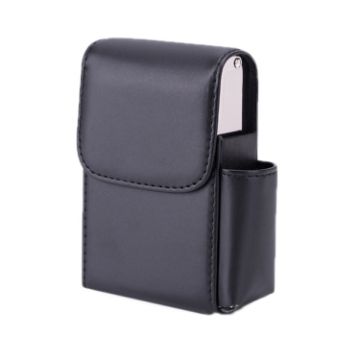 Cigarette Box Style Business Card Holder, 100 Stripe Black - 1