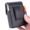 Woven Black Cigarette Box Style Business Card Case - 5