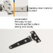 Thickened Stainless Steel T-Shaped Glass Door Hinge 100x54x4.8mm - 5