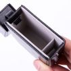 Men's Blue PU Leather Retro Lighter Cigarette Box - 3