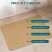 Waterproof 60x45cm Car Pet Pad for Cats & Dogs - Beige Absorbent Mat - 3