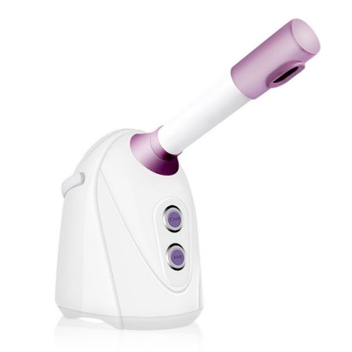 Aromatherapy Face Steamer Spray Moisturizer - Hot & Cold, CN Plug, White Purple - 1