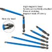 6PCS 25mm Strong Magnetic Anti-Slip Hand Drill Screwdriver Bits Set - 4