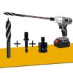 Electric Wrench Hole Opener 25mm Door Lock Drill Bit Template Tool - 7