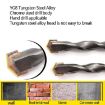 2pcs Electric Shock Drill Bits 10.5x110mm Triangle Handle for Wall/Cement - 6