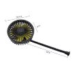 F408 Black Car Silicone Hose USB Fan - Multi-Angle Adjustable - 3