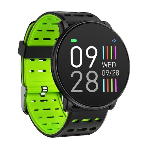 Q88 Smart Watch IP68 Waterproof Men Sports Android Bluetooth Black Green - 1