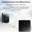 CACAZI FA50 Wireless Doorbell, Self-generating, EU Plug, Gold - 5